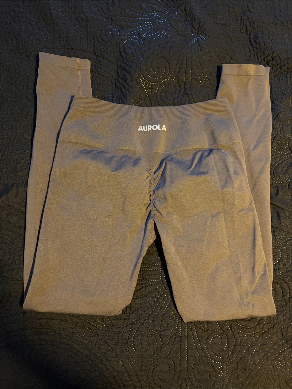 Aurora Scrunch-Back Leggings - Gray/Brown
